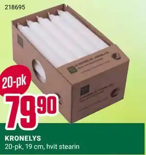 Europris KRONELYS tilbud