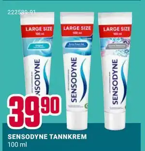 Europris SENSODYNE TANNKREM tilbud