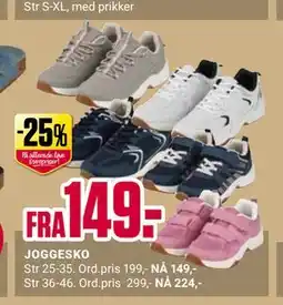 Europris JOGGESKO tilbud