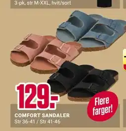 Europris COMFORT SANDALER tilbud