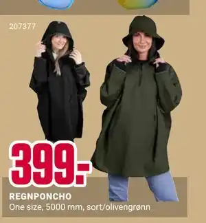 Europris REGNPONCHO tilbud