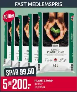 Europris PLANTEJORD, Medlemspris tilbud