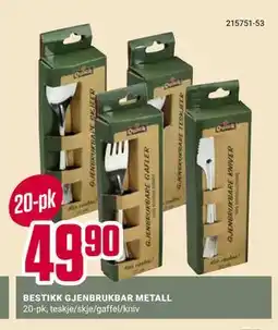 Europris BESTIKK GJENBRUKBAR METALL tilbud