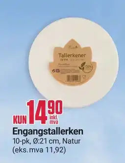 Europris Engangstallerken tilbud