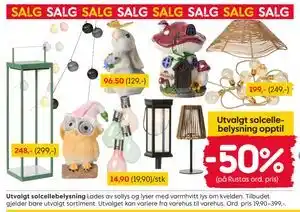 Rusta Utvalgt solcellebelysning tilbud