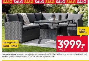 Loungesett Nice