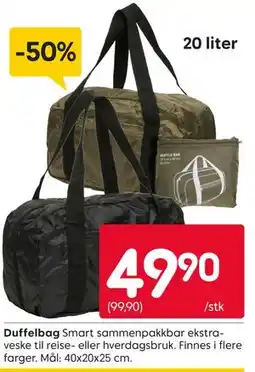 Rusta Duffelbag tilbud