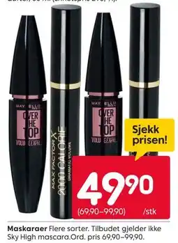 Rusta Maskaraer tilbud