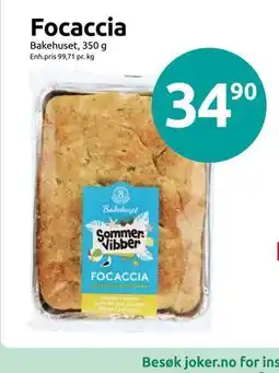 Joker Focaccia tilbud