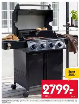 Rusta Gassgrill Titan tilbud