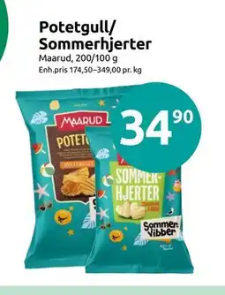 Joker Potetgull/ Sommerhjerter tilbud