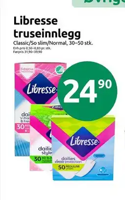 Joker Libresse truseinnlegg tilbud