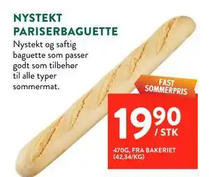Jacobs NYSTEKT PARISERBAGUETTE tilbud