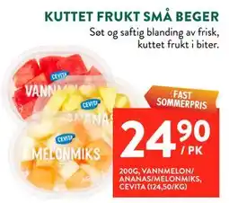Jacobs KUTTET FRUKT SMÅ BEGER tilbud