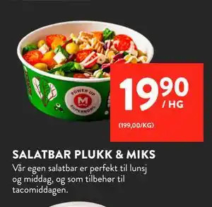 Jacobs SALATBAR PLUKK & MIKS tilbud