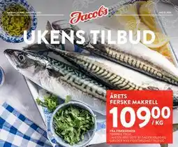 Jacobs ÅRETS FERSKE MAKRELL tilbud