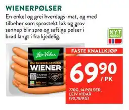 Jacobs WIENERPØLSER tilbud