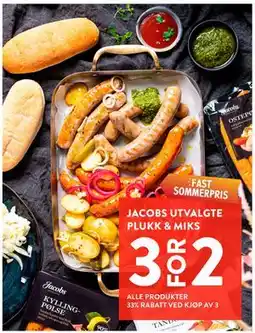 Jacobs JACOBS UTVALGTE PLUKK & MIKS tilbud