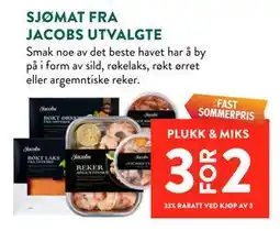 Jacobs SJØMAT FRA JACOBS UTVALGTE tilbud