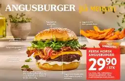 Jacobs FERSK NORSK ANGUSBURGER tilbud