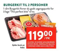 Jacobs BURGERKIT TIL 2 PERSONER tilbud