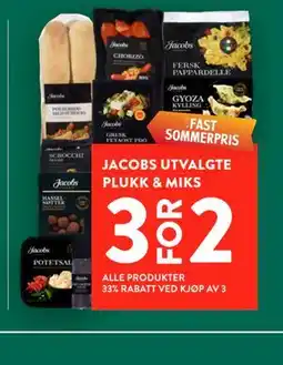 Jacobs JACOBS UTVALGTE PLUKK & MIKS tilbud
