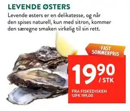 Jacobs LEVENDE ØSTERS tilbud