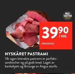 Jacobs NYSKÅRET PASTRAMI tilbud