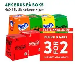 Jacobs 4PK BRUS PÅ BOKS tilbud