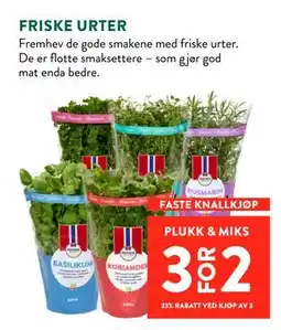 Jacobs FRISKE URTER tilbud