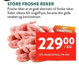 Jacobs STORE FROSNE REKER tilbud