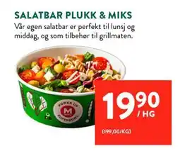Jacobs SALATBAR PLUKK & MIKS tilbud