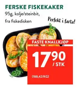 Jacobs FERSKE FISKEKAKER tilbud