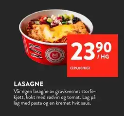 Jacobs LASAGNE tilbud