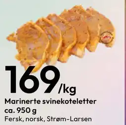 Gigaboks Marinerte svinekoteletter ca. 950 g tilbud