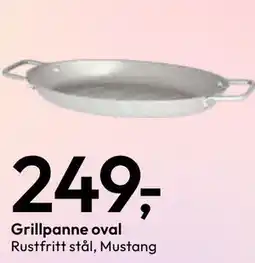 Gigaboks Grillpanne oval tilbud