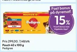 Gigaboks Pouch 40 x 100 g tilbud