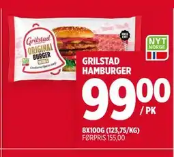 Meny GRILSTAD HAMBURGER tilbud