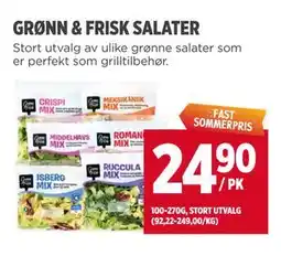 Meny GRØNN & FRISK SALATER tilbud