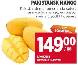 Meny PAKISTANSK MANGO tilbud