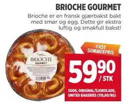 Meny BRIOCHE GOURMET tilbud