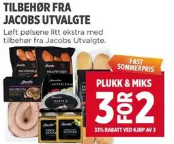 Meny TILBEHØR FRA JACOBS UTVALGTE tilbud