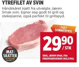 Meny YTREFILET AV SVIN tilbud