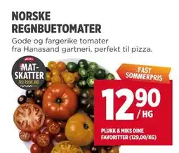 Meny NORSKE REGNBUETOMATER tilbud