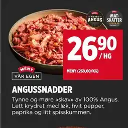 Meny ANGUSSNADDER tilbud