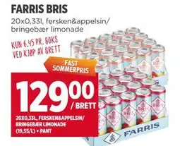 Meny FARRIS BRIS tilbud