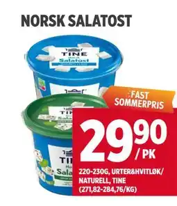 Meny NORSK SALATOST tilbud