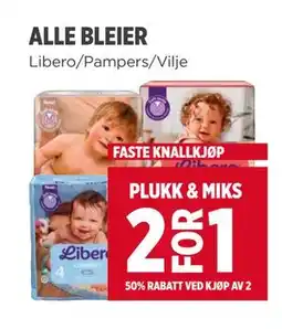Meny ALLE BLEIER tilbud