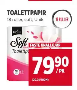 Meny TOALETTPAPIR tilbud