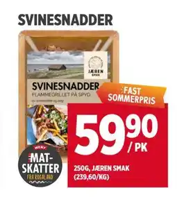 Meny SVINESNADDER tilbud